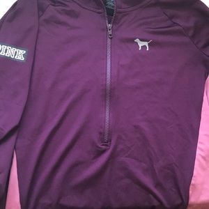 dry-fit never worn PINK 1/2 zip